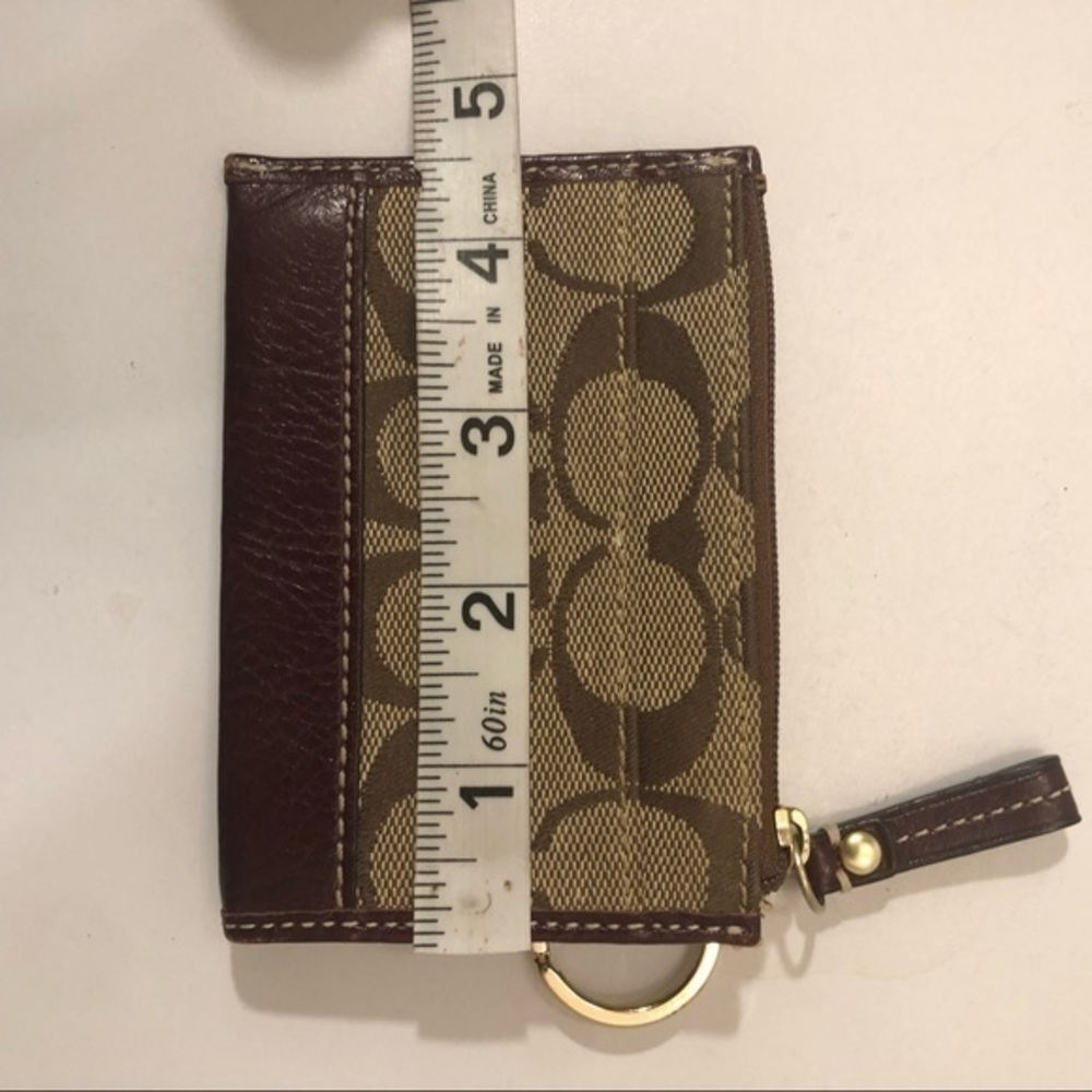 Coach mini keyring holder wallet - Picture 2 of 9